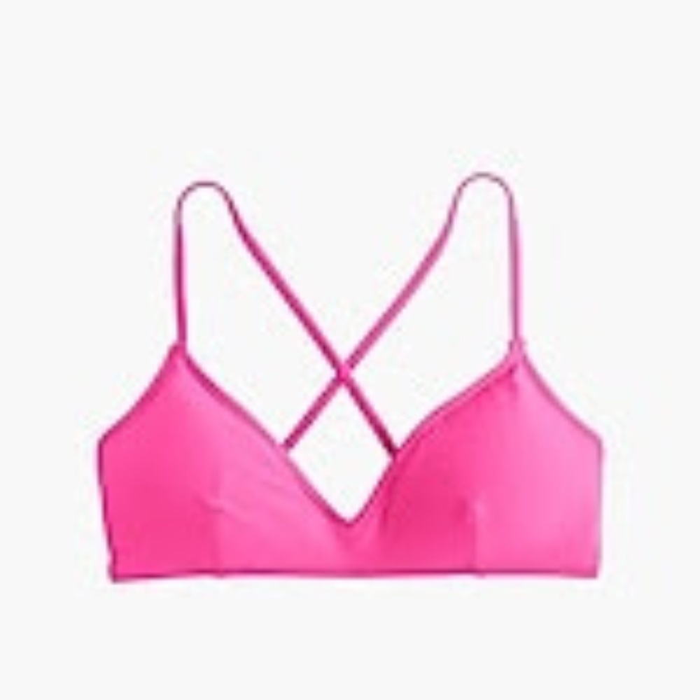 J. Crew FRENCH CROSS-BACK BIKINI TOP